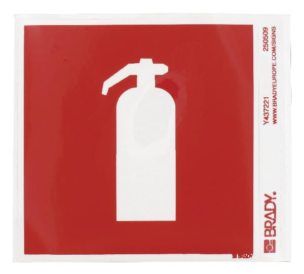 KRAMP Aufkleber Feuerlöscher 100x100 WB250509L