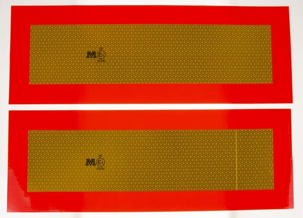 KRAMP Aufkleber-Satz Markierungsschilder 566x200mm WB37979RR