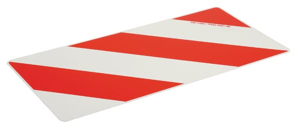 KRAMP Warntafel links rot-weiß WB50377