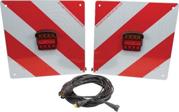 KRAMP Markierungsschilder-Set+ Lampe WB50828KL2