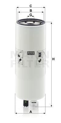 KRAMP Kraftstofffilter WK90201X