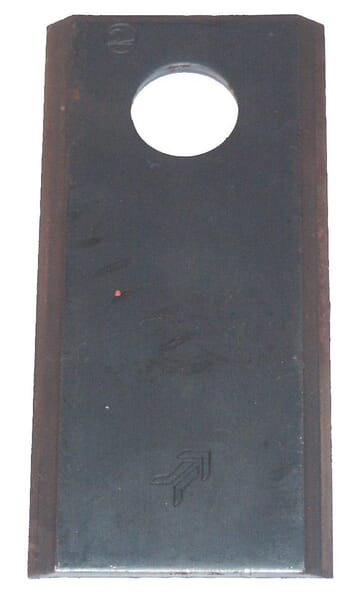 Mower blade left / right 107x50x4 mm, bore Ø 19 mm, suitable for Vicon/PZ, pack of 25 - 25 pieces