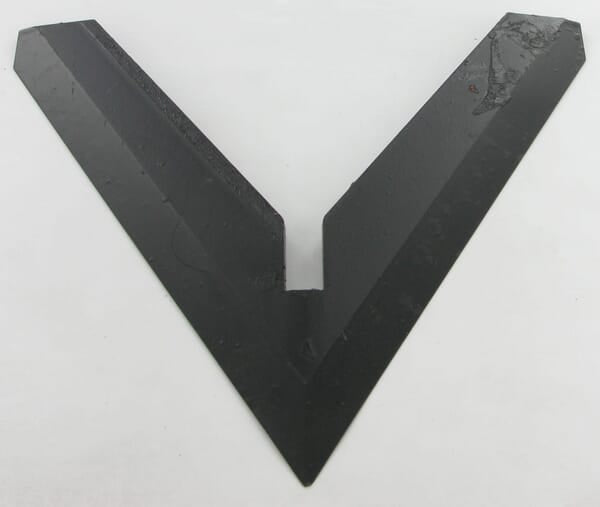 KRAMP Hackschar ohne Stiel 220 mm Hardox Material ZV22H