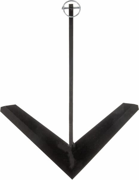 Hoe with shank, 400 mm