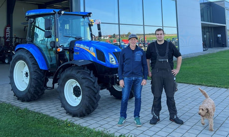 Ein neuer New Holland T4.75S geht ins Allgäu