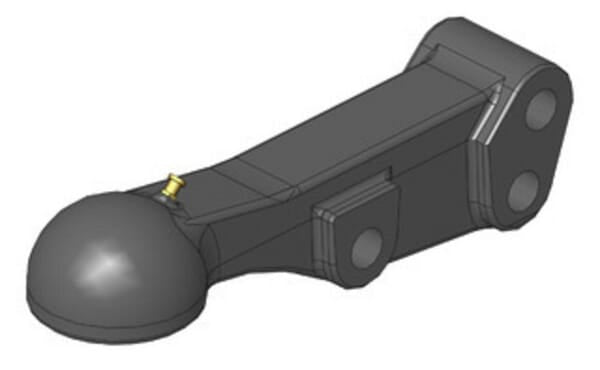 KRAMP Towing Eye K80 Krone Titan, XL, XXL kurz Untenanhängung 00647382A02