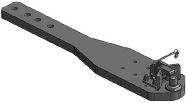 KRAMP Heavy Duty Drawbar Pitonfix Case Magnum CVX 235-370 / NH T8.275-T8.420 009615995A02