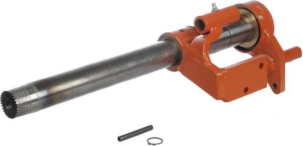 Share handle with toothed washer and attachment on the left