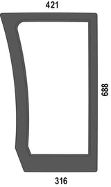 KRAMP Frontscheibe unten 00205769010N