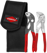 Jeu de mini-pinces dans une pochette de ceinture à outils