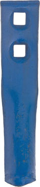 Cultivator tip 155x35x8mm, curved, 2 holes, suitable for Marsk Stig