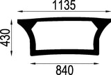 KRAMP Heckscheibe unten 01052100N