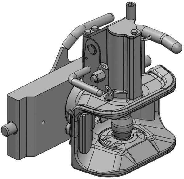 KRAMP Anhängerkupplung 314mm 033143221A02