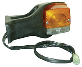 KRAMP Richtungs- und Positionslicht Halogen, vorne, quadratisch, 12 V, gelb / transparent, angeschraubt, 190x AMP-Stecker, Cobo 03434000
