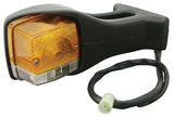 KRAMP Richtungs- und Positionslicht Halogen, vorne, quadratisch, gelb / transparent, angeschraubt, 190x AMP-Stecker, Cobo 03435000