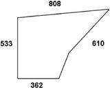 KRAMP Kabinenscheibe 04339846N
