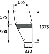 KRAMP Türglas komplett 04347341N