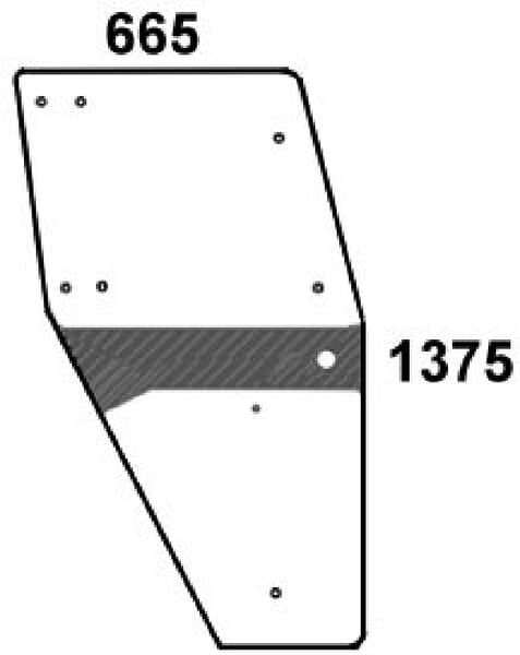 KRAMP Türscheibe rechts 04358528N