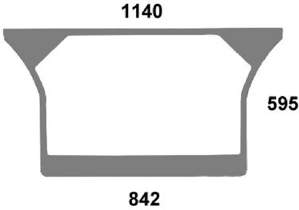 KRAMP Heckscheibe unten 04418956N