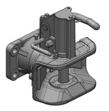 KRAMP Anhängerkupplung mit Flansch CH-I 140x80 M16 (Ø31,5mm) 051401021A02