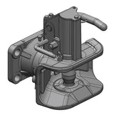 KRAMP Anhängerkupplung mit Flansch 140x80mm M20 CH-I (Ø38mm) F1 051413121A02