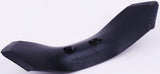 Cultivator tip 260x43mm/65x6mm, reversible, curved, 2 holes