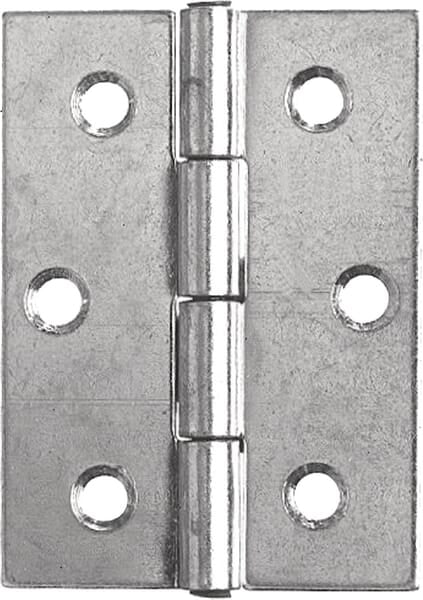 Charnière d'angle 50 x 16 mm 2 pièces