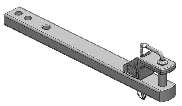 KRAMP Zugpendel 90x50 L857mm Cat. 2 Ø31,5mm ISO 6489-3 1082099002A02