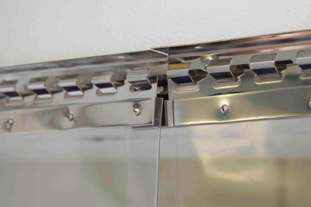 Kerbl PVC-Streifenvorhangset 300 transparent 300x3mm, 225cm 291162