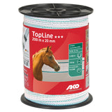 AKO Band TopLine, 200m, 20mm, weiß/petrol, 6x0,25mm TRICOND 449598