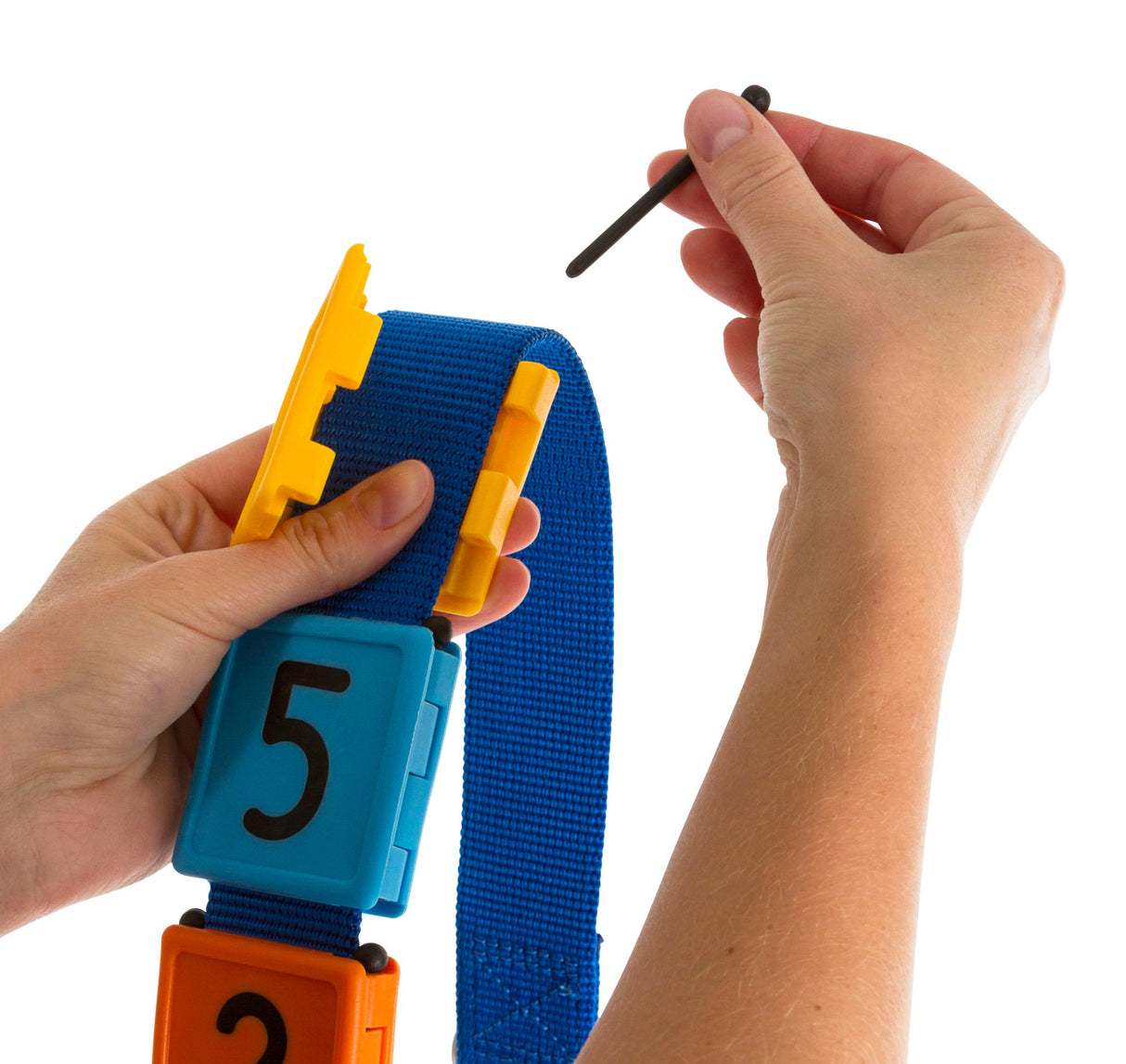 Kerbl Halsbandnummer DUO, 1-stellig Nr. 1 gelb 1 Stück 209421