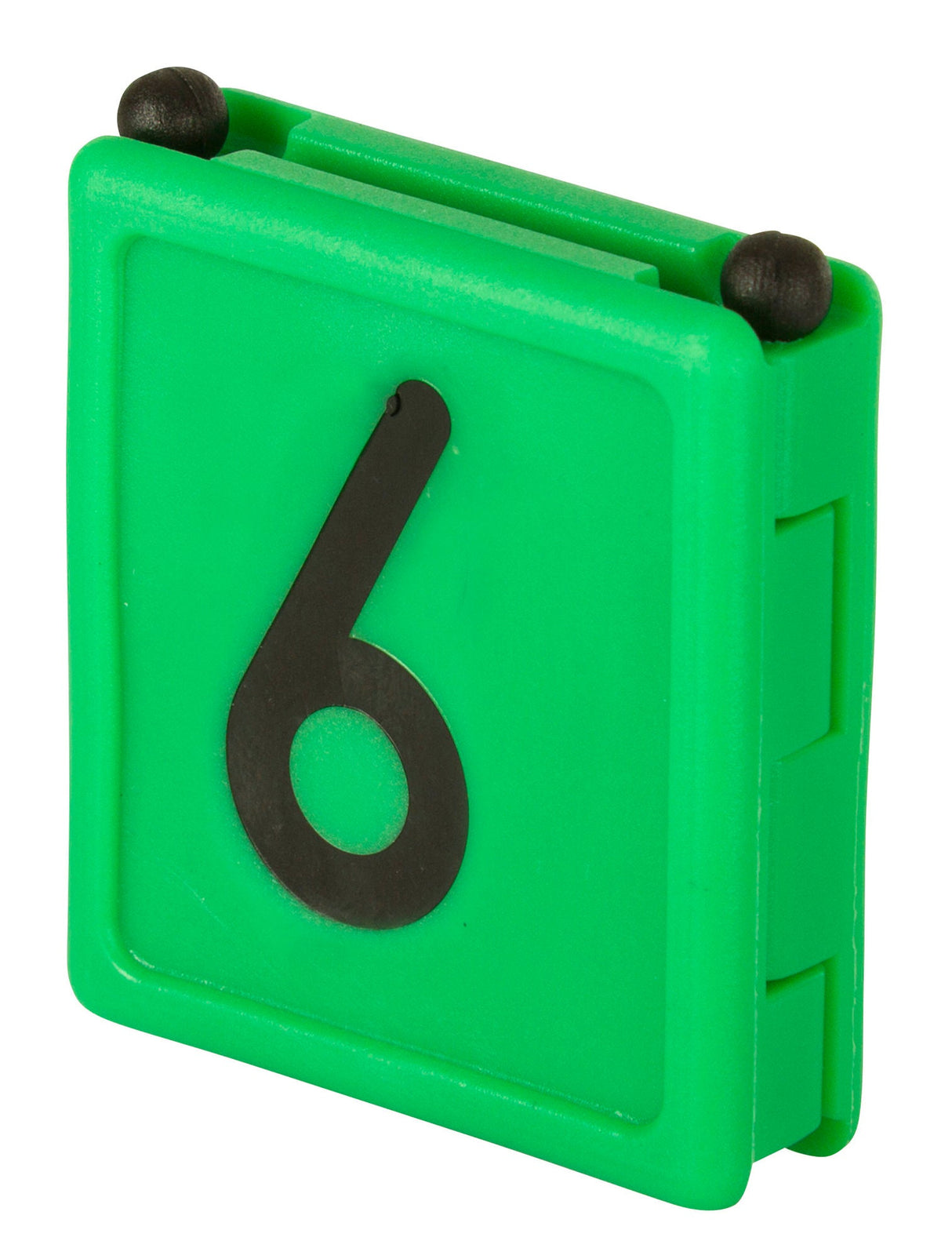 Kerbl Halsbandnummer DUO, 1-stellig Nr. 6 grün 1 Stück 209426