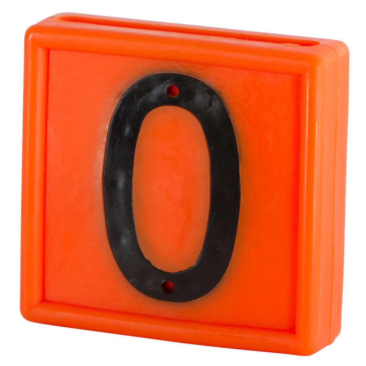 Kerbl Nummernblock, 1-stellig, orange zum Einschlaufen Nr.0 1 Stück 208460