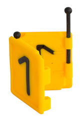 Kerbl Halsbandnummer DUO, 1-stellig Nr. 1 gelb 1 Stück 209421