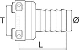 Arag Adapter T5M/ 1" "Banjo" 279154