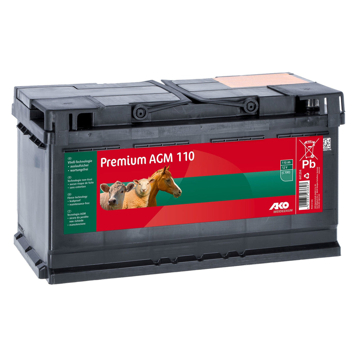 AKO Premium AGM Batterie 110AH (C100) 441204