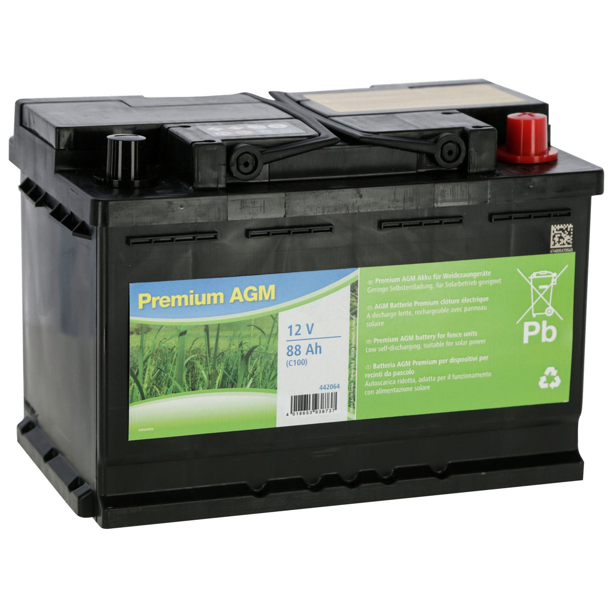 Kerbl Premium AGM Batterie 88 AH (C100) 1 Stück 442064