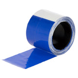 Kerbl Herdenschutzband blau/weiß, geblockt, 80mm, 100 m Rolle 27239