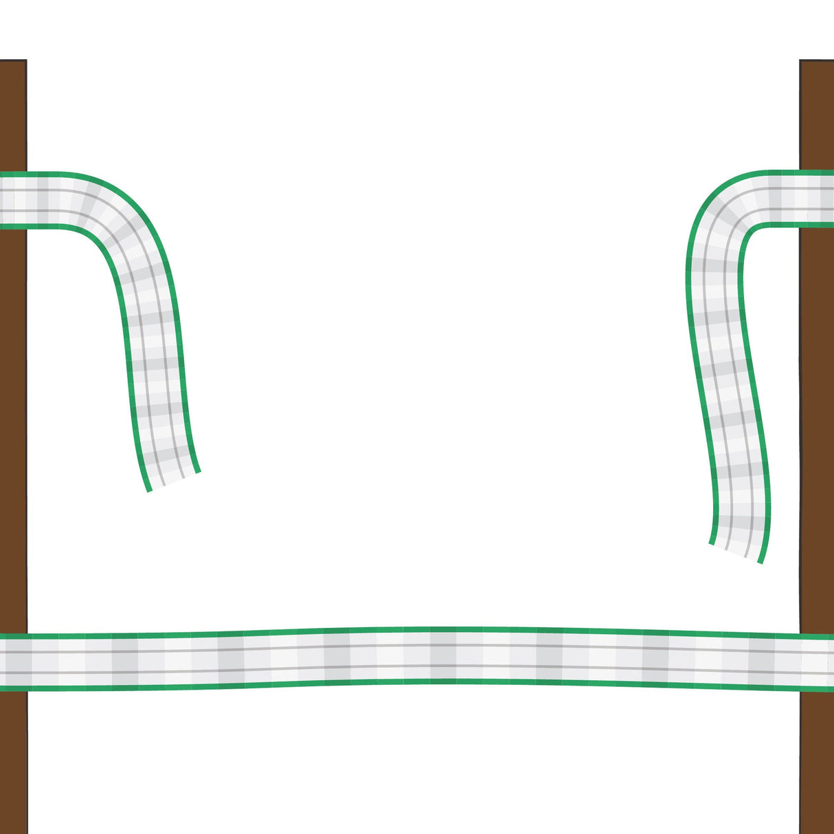 Kerbl Litzclip Bandverbinder 40mm Edelstahl, 5 Stück 1 Blister 442002/056