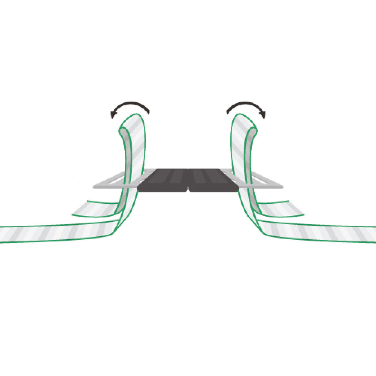 AKO Bandverbinder Litzclip 12,5mm, Edelstahl, 5 Stück 442000/051