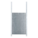 Kerbl Hühner Schiebetür 220 x 330mm, Alu, Komplettmontage-Set 70560