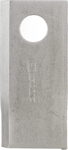 KRAMP Mähmesser rechts 106x48x4 mm, Bohrung Ø 19 mm, geeignet für Fella, 25er-Packung - 25 Stück 122330KR