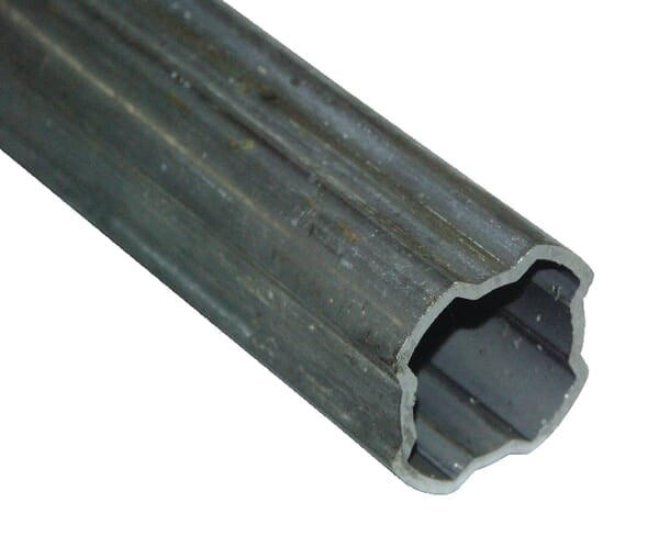 Tube profilé extérieur 4 coins H7 S8 Ø in: 51.7 Ø out: 58.2mmx3.3mm L: 3m Bondioli&amp;Pavesi