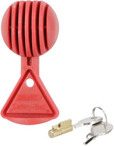 Plug lock with safety ball