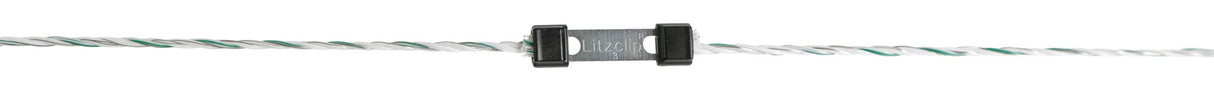 Kerbl Litzclip Litzenverbinder 3mm gerade, Edelstahl, 10 Stück 1 Blister 442003/106