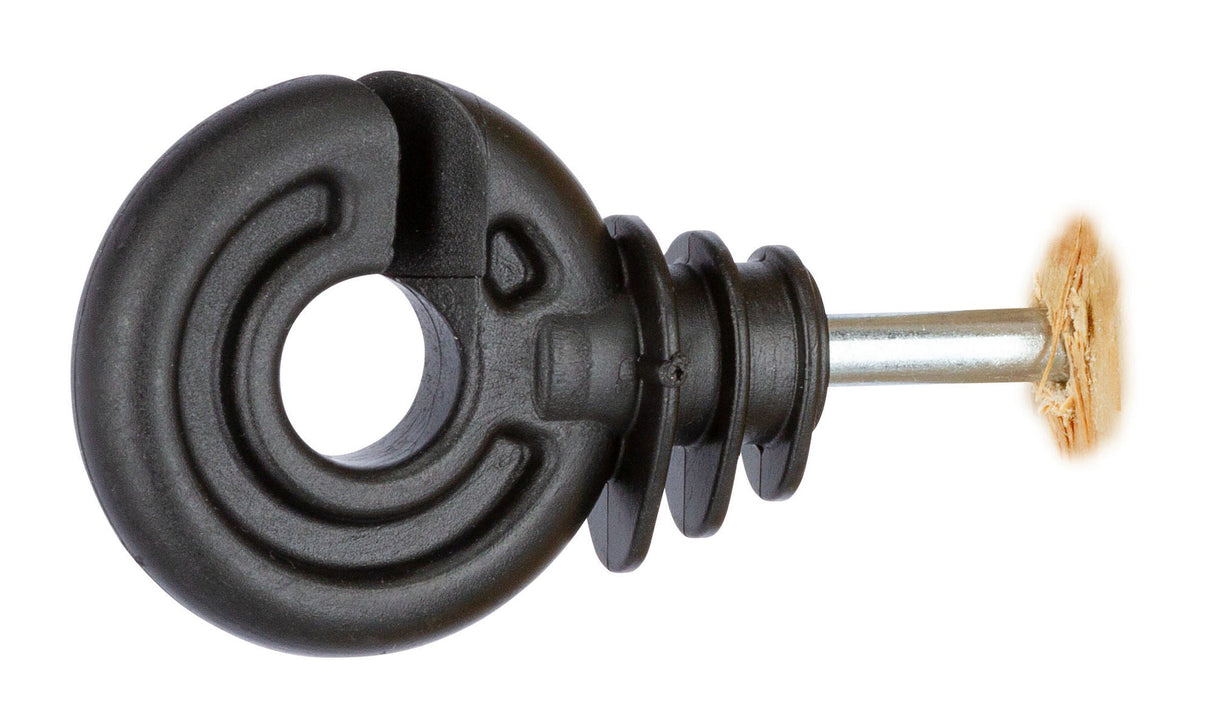 AKO Ringisolator kompakt, schwarz kurze Stütze 44306