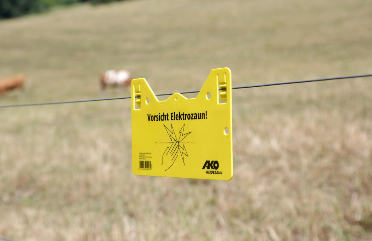 AKO Warnschild hook in 2-seitig bedruckt, deutsch 446513