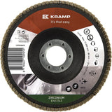 KRAMP Lamellensch Zirkon. 125mm K80 - 10 Stück 125ZIK80KR