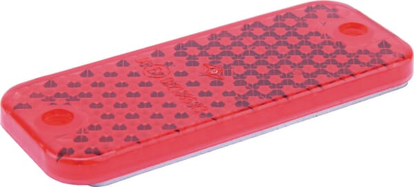 Réflecteur plat rouge