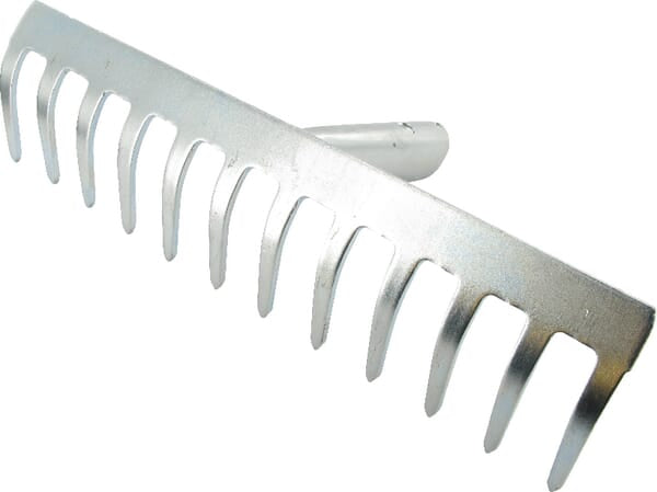 Râteau de jardin 12 dents, galvanisé